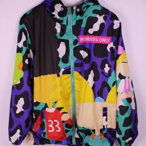 Members Only x Nickelodeon Rugrats Windbreaker Jacket | Size L